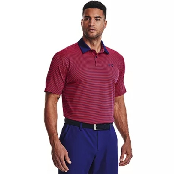 Under Armour Shirts Under Armour Mens Performance Striped Golf Polo
